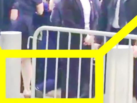 Watch: Hillary Clinton collapse NEW, color adjusted video of 9-11 fall
