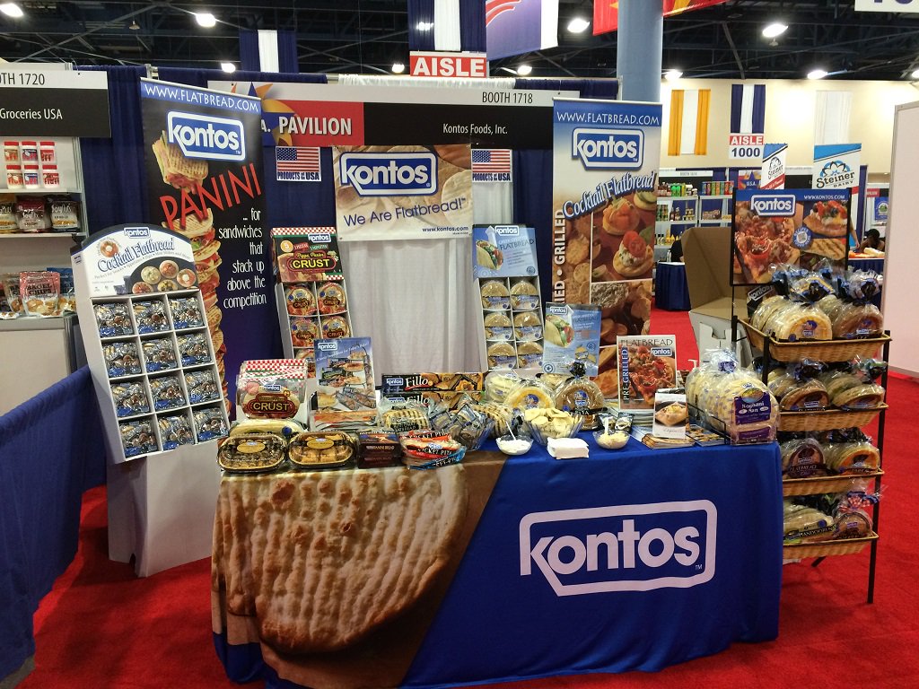 KontosFoods's tweet photo. We're at the Americas Food &amp; Bev Show Today &amp; Tomorrow! Come by Booth #1718 for a variety #Flatbreads &amp; #Fillo! #madeinUSA! #AFB20 @afbshow https://t.co/LsfquNMKTG