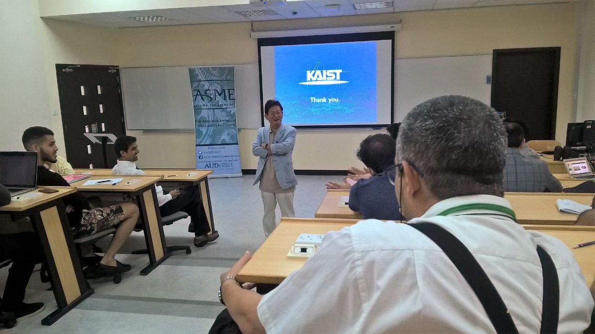 ASMEAUD's tweet photo. AUD - KAIST MSE Joint Workshop on Energy Technology #ASMEvents #Workshop #ASMEAUD https://t.co/qqO4LiWbz6