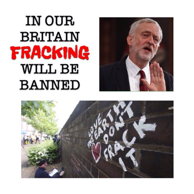 Rachael_Swindon's tweet photo. No keeping the corporations (including Osborne's father-in-law) happy with past Labour policy. Vote Labour, fracking gets banned. Simple. https://t.co/BBR1835Mla