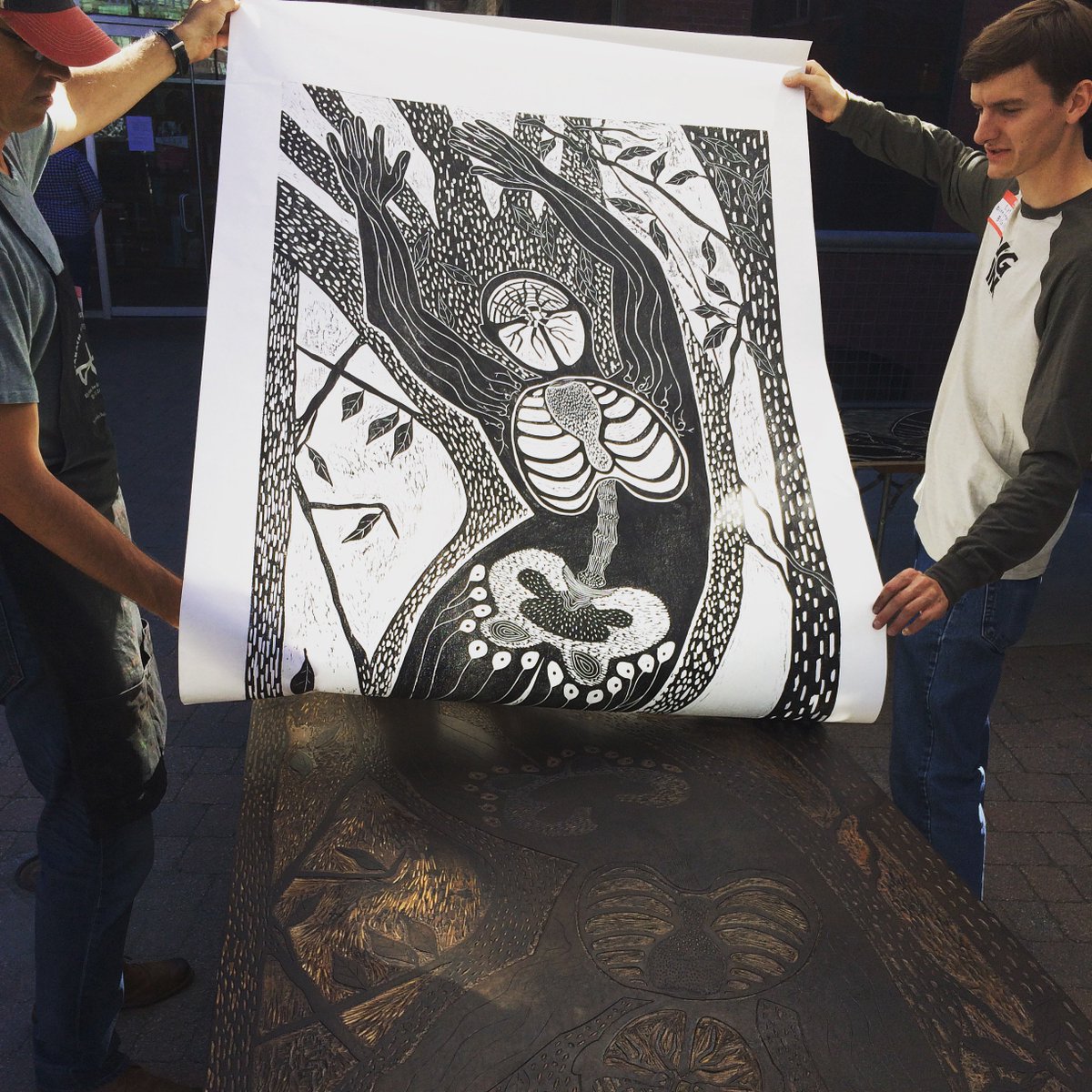 Join us for BIG INK at <a href="/CCPprints/">contemprints</a> , Oct 8th and 9th to see a one-of-a-kind giant mobile press in action. 10 am - 5 pm.