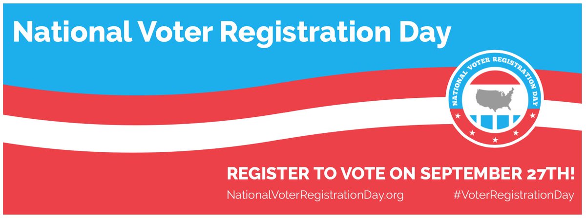 EnabledMuslim's tweet photo. Are you ready for the #debates? But are you registered to #vote? @EnabledMuslim can help. National #VoterRegistrationDay Sep. 27! https://t.co/MhOT2EOzKh