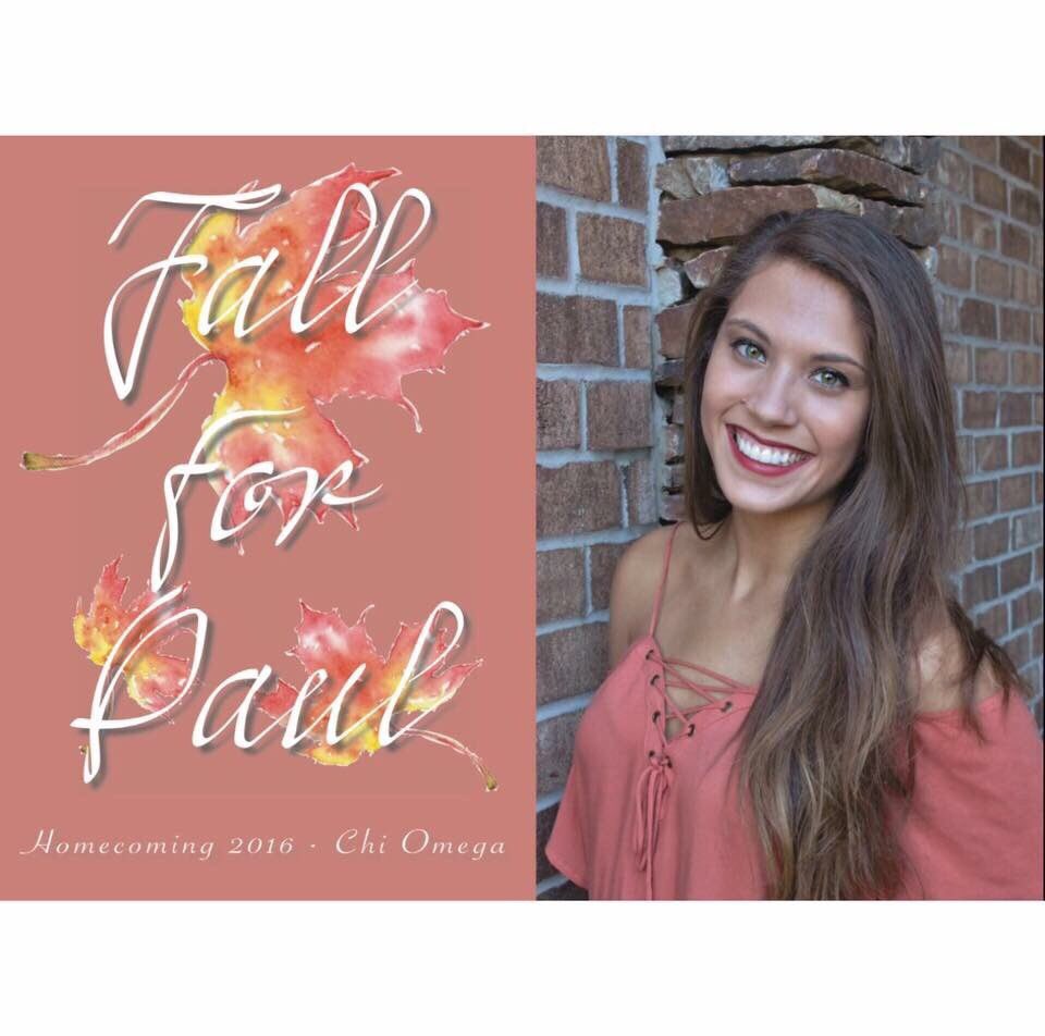 UTMChiOmega's tweet photo. Homecoming week is almost here❗️Fall for Paul &amp; vote October 5th ❤️💛 https://t.co/wGctjzaxH7