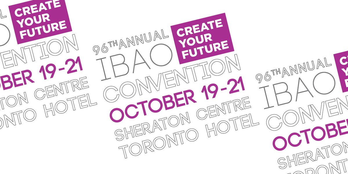 DougHeaman's tweet photo. Join us October 19–21 for #IBAO16 to #CreateYourFuture. We have such an exciting lineup of speakers, exhibitors, entertainment. https://t.co/zStRpLEhrr