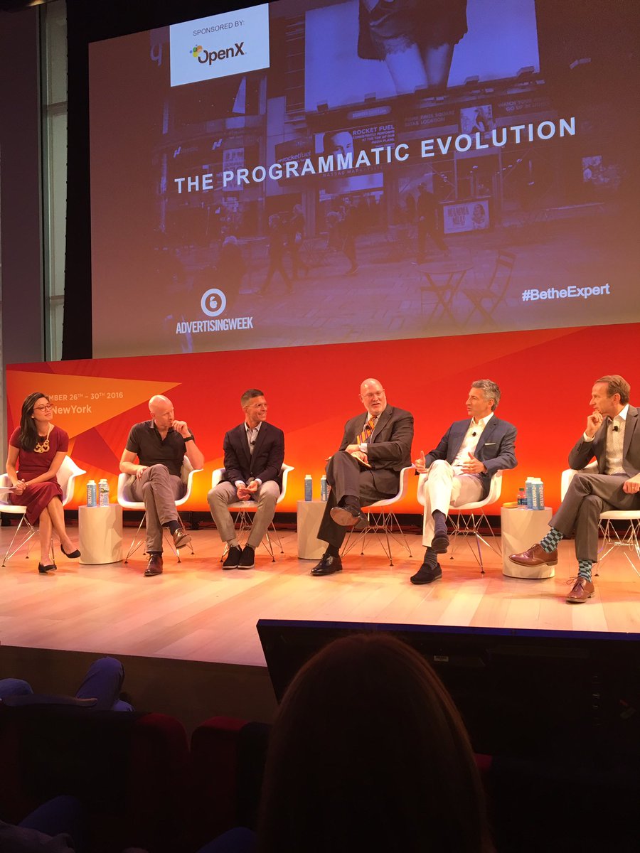 Programmatic Evolution discussion underway #AWNewYork #programmatic