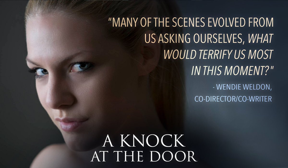 One of our co-director/writers, <a href="/WendieAWeldon/">Wendie Weldon</a>, on how the story was developed.
#AKnockAtTheDoor #horror #indiefilm #DirectedbyWomen
