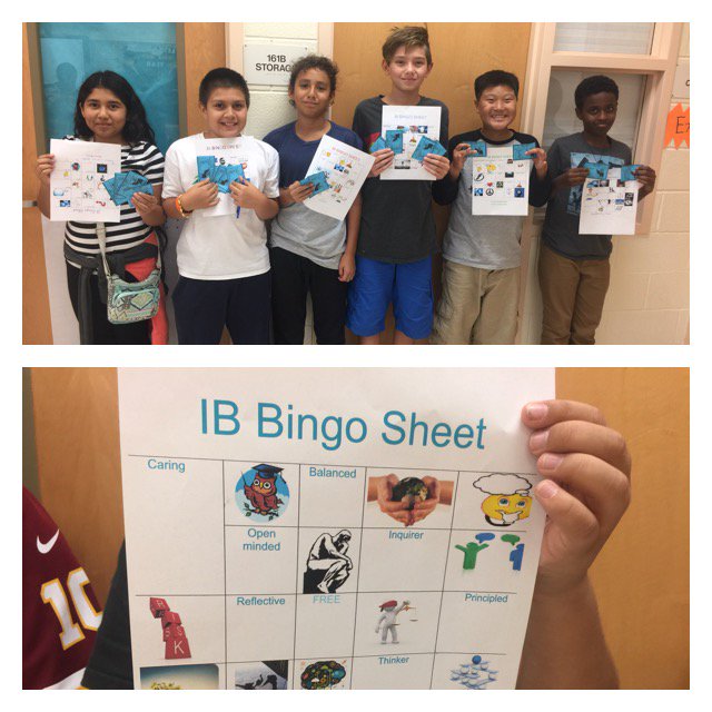 StanislausLEADS's tweet photo. Our awesome students create an MYP Bingo Learner Profile Sheet! #createplaylearn https://t.co/ZD5Jqb6oke