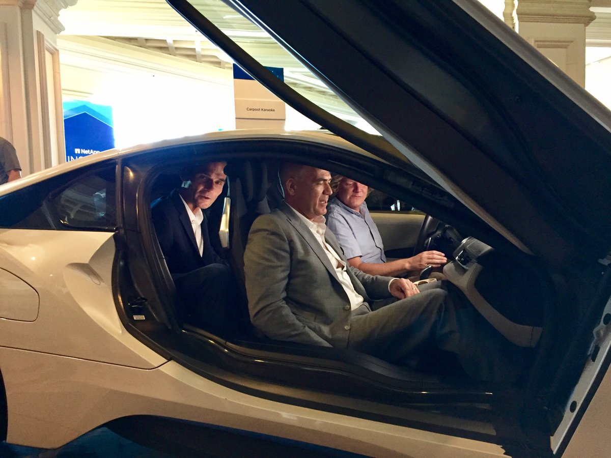 How many execs can you fit into an i8? The answer is three! <a href="/Henri_P_Richard/">Henri Richard</a> takes his turn in the Carpool Karaoke!
