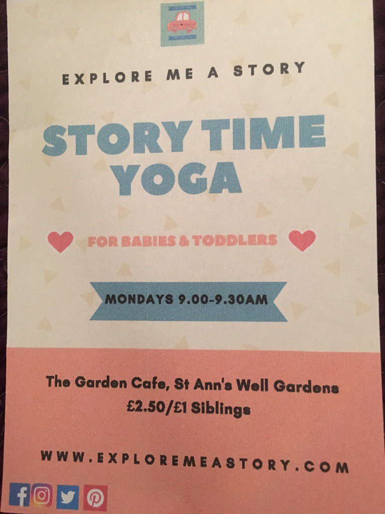 EMASKIDS's tweet photo. New to The Garden Cafe, St Ann's Well Gardens #emaskids #storytimeyoga #imaginationfunstories #baby&toddleryoga https://t.co/0HmPSHF57F