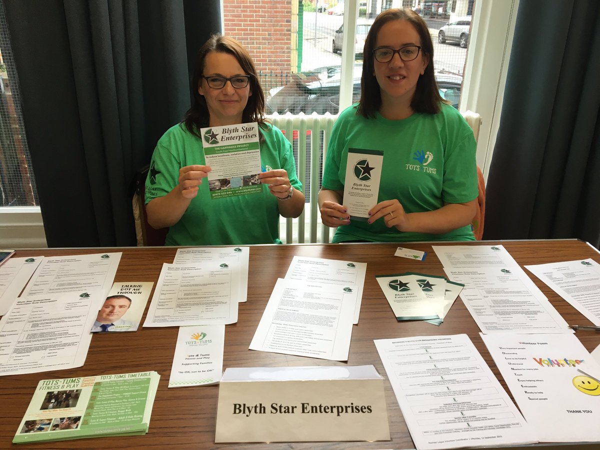 HappinessProject is part of a charity called Blyth Star that tackles loneliness,social isolation and mental health #northeasthour