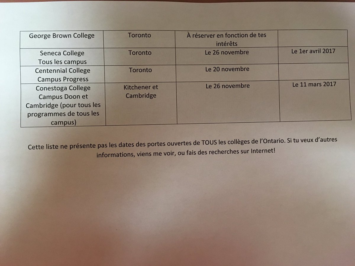 ESLCorientation's tweet photo. #finissantsESLC voici une liste des journées portes-ouvertes pour les collèges https://t.co/RuWOEKQoxK
