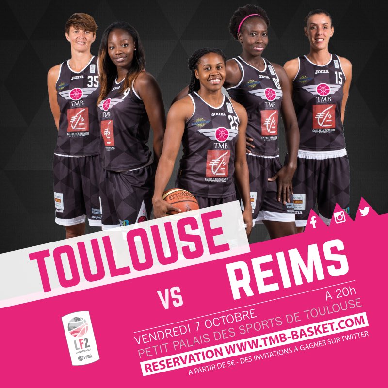 TMB_Basket's tweet photo. Vendredi 7 octobre à Toulouse c'est BASKETBALL TIME ! Gagnez vos places en citant ce tweet avec le #lovebasketball #jeu #sport https://t.co/VpTEMaw6qY