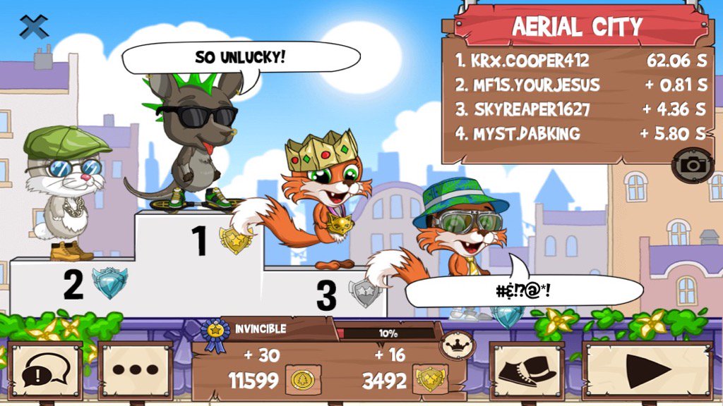 krxcooper412's tweet photo. Get on my level, son! #funrun2 #YourJesus #SkyReaper1627 #DabKing https://t.co/fGZQ5r533X