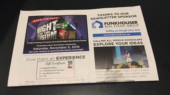 We are happy to sponsor the Explore More Discovery Museum!  What a great asset this museum is to our community!  <a href="/iexploremore/">Explore More</a> @explorehcm