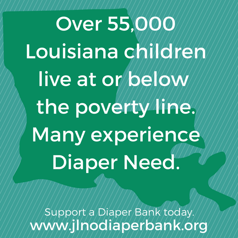 JuniorLeagueNO's tweet photo. Over 55,000 Louisiana kids live in poverty. Many experience #DiaperNeed. Support a #DiaperBank today at https://t.co/ujRludfCTU. https://t.co/S0aVCt48FJ