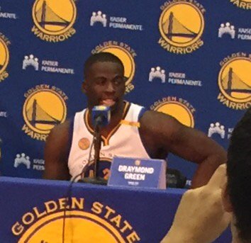 Draymond says he respects Kaepernick. On athletes taking a stand: