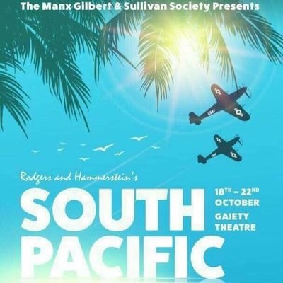TheManxGandS's tweet photo. We must also say a big thanks to @HomeStrategic for their great support and designs of our @TheManxGandS #SouthPacifc posters! https://t.co/NDFwP0avA9