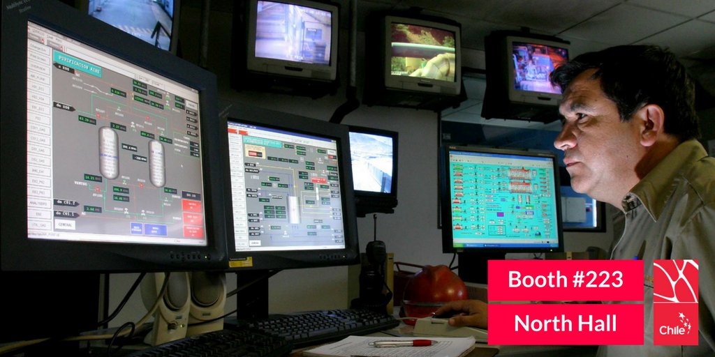 prochile_us's tweet photo. Chile’s #MiningTag offers high-tech systems for monitoring, automation and improvement of mining processes. Booth 223 #Mine16 https://t.co/U17ntOTTga