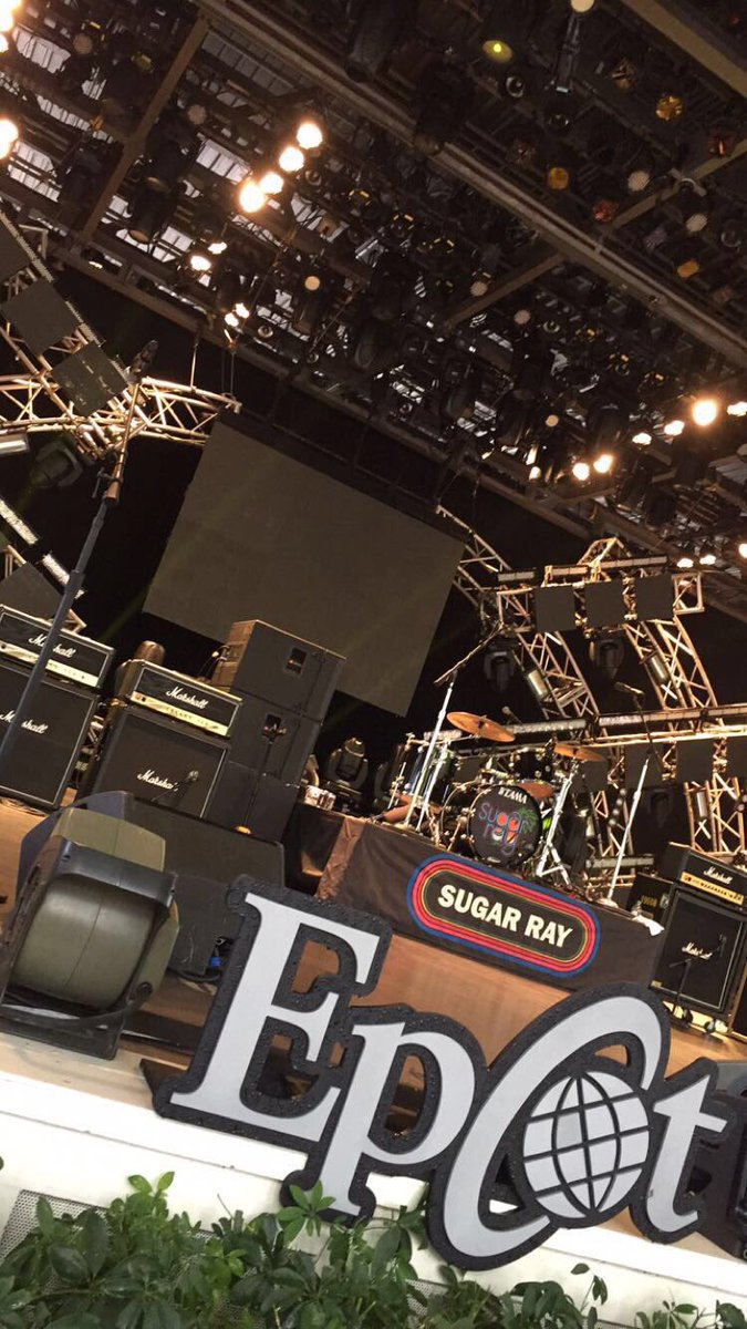 schramm1755's tweet photo. So excited for @sugarrayband at #Epcot and we get the Dream Team too @mark_mcgrath #rockinrodneysheppard @ButterworthDean @Kristianattard 😍😍 https://t.co/gadmKhbNde