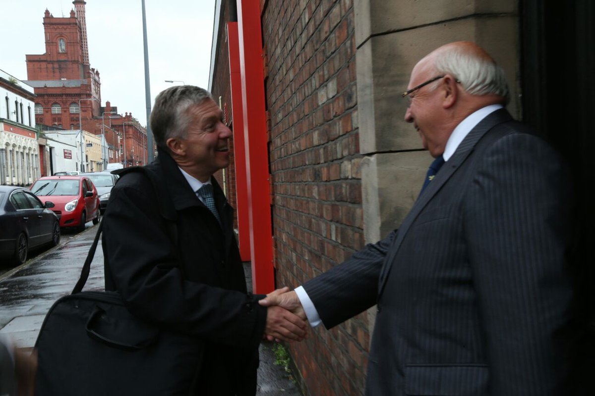 RSClare's tweet photo. RS Clare welcoming Mike Brown @TfL. meeting our Executive Chairman, senior managers, apprentices &amp; viewing our works https://t.co/IQJQKn3Wth