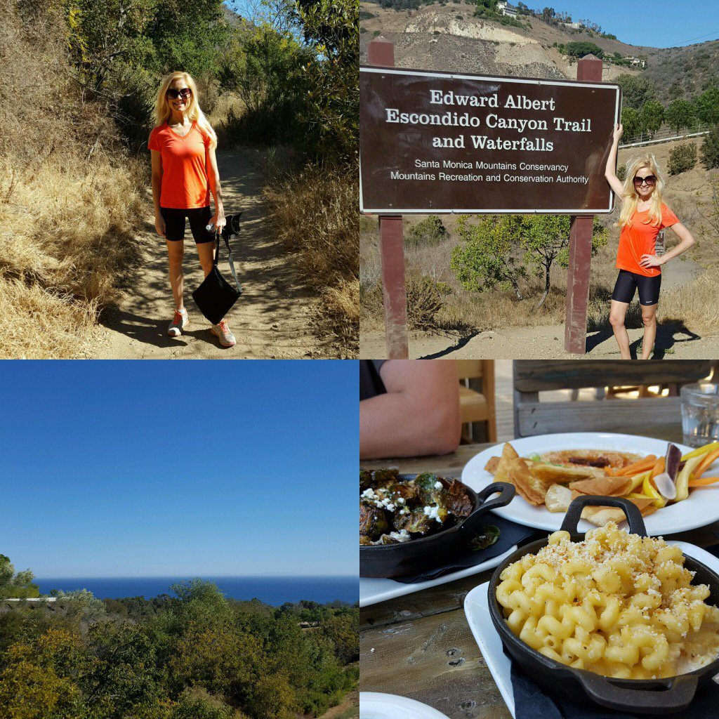 mcdade_mb's tweet photo. #hothike #malibu followed by delicious lunch @malibucafe https://t.co/RlihhIap9J