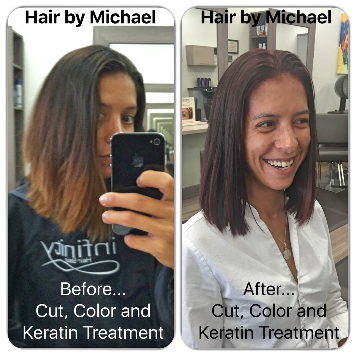 Infinity Hair Salon On Twitter Hair By Michael Cut Color And