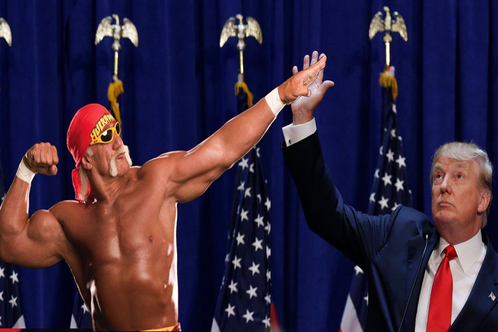 Kayfabe News on Twitter: "Donald Trump whether Hulk Hogan is a real American: https://t.co/ycnIBk2zJ1 #debatenight https://t.co/MjcIvoXlK6" / Twitter