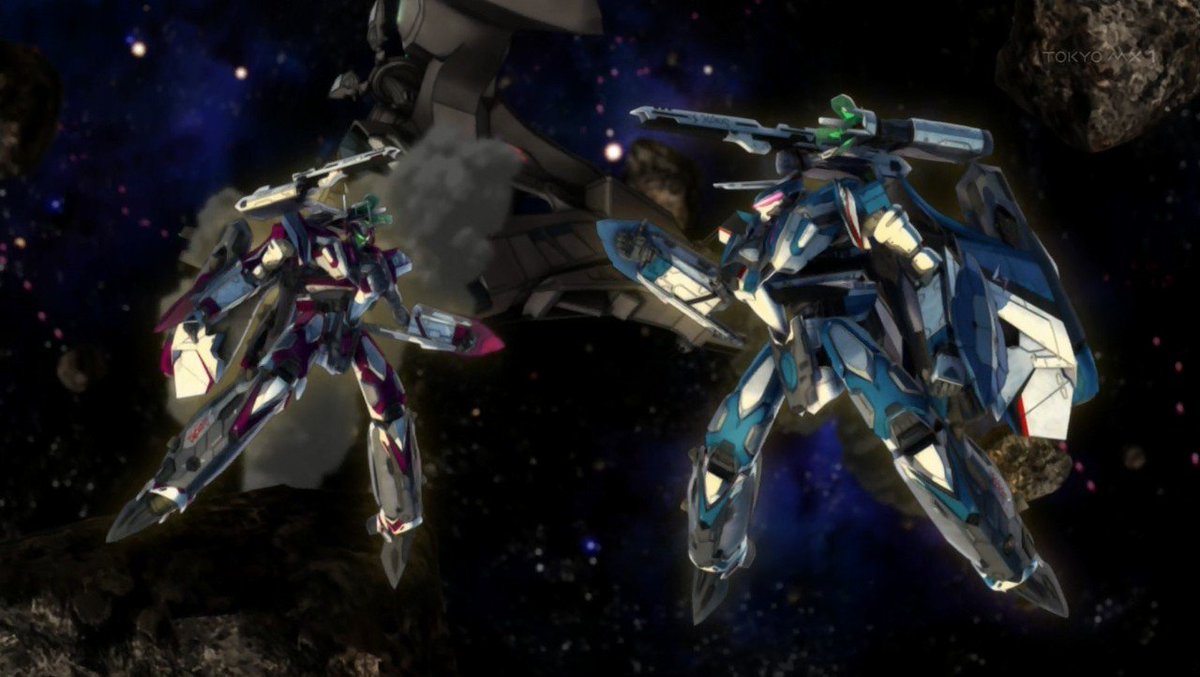 アナログtv モバゲー住民 マクロスdデルタ Macross Delta 第26話 最終話 永遠のワルキューレ Vfー31 ハヤテ インメルマン機 ミラージュ ファリーナ ジーナス機と相性絶好調 新造ハヤテ機も調子は絶好調 W T Co Bqv4gy6pel