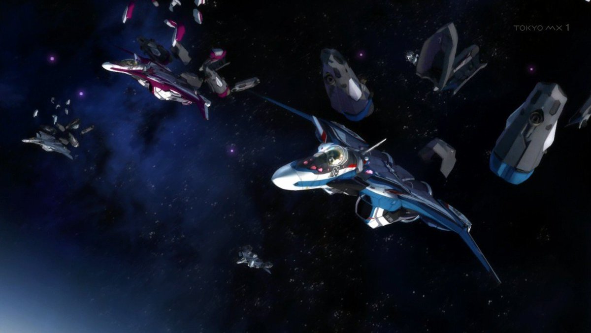 アナログtv モバゲー住民 マクロスdデルタ Macross Delta 第26話 最終話 永遠のワルキューレ Vfー31 ハヤテ インメルマン機 ミラージュ ファリーナ ジーナス機と相性絶好調 新造ハヤテ機も調子は絶好調 W T Co Bqv4gy6pel