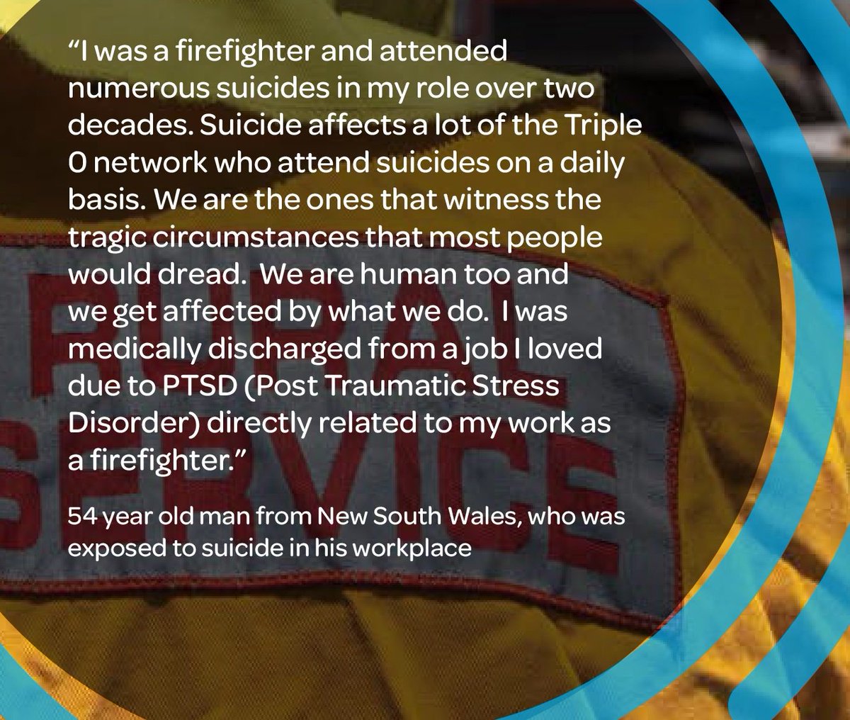 "Suicide affects a lot of the Triple 0 network" Firefighter #livedexp feedback from #exposure #impact report suicidepreventionaust.org/exposure-and-i…