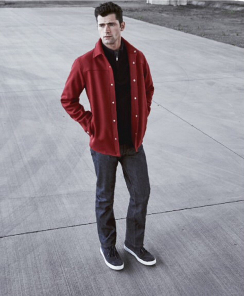 seandotph's tweet photo. Zoomed: Sean O'Pry on the pages of Bloomingdales Men's Fall 2016 online catalogue by Cliff Watts. https://t.co/0H3jjVKfYz