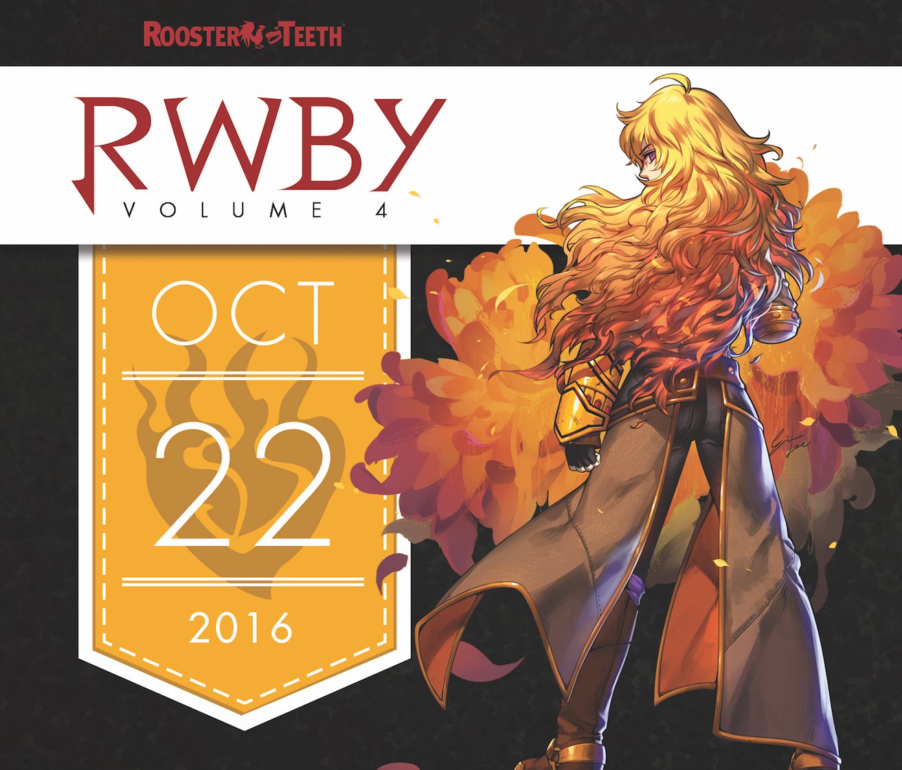 Rooster Teeth To Complete The 4 Here S Yang Rwby Volume 4 October 22nd