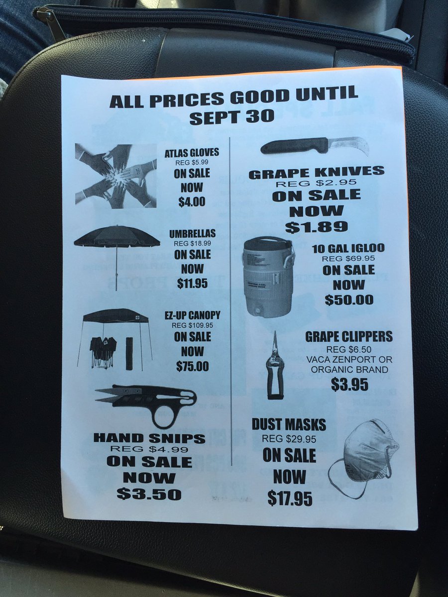 OCTrueValue's tweet image. Items on sale call 661-725-4122