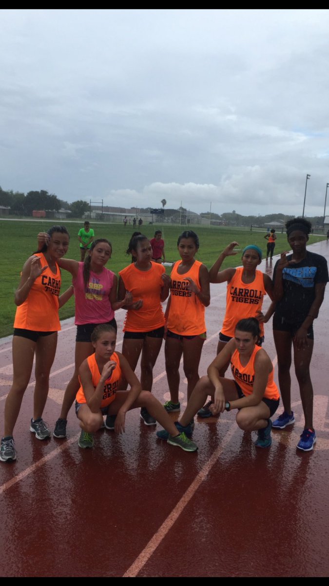Dedicated young ladies today. We got it done in the pouring rain:)