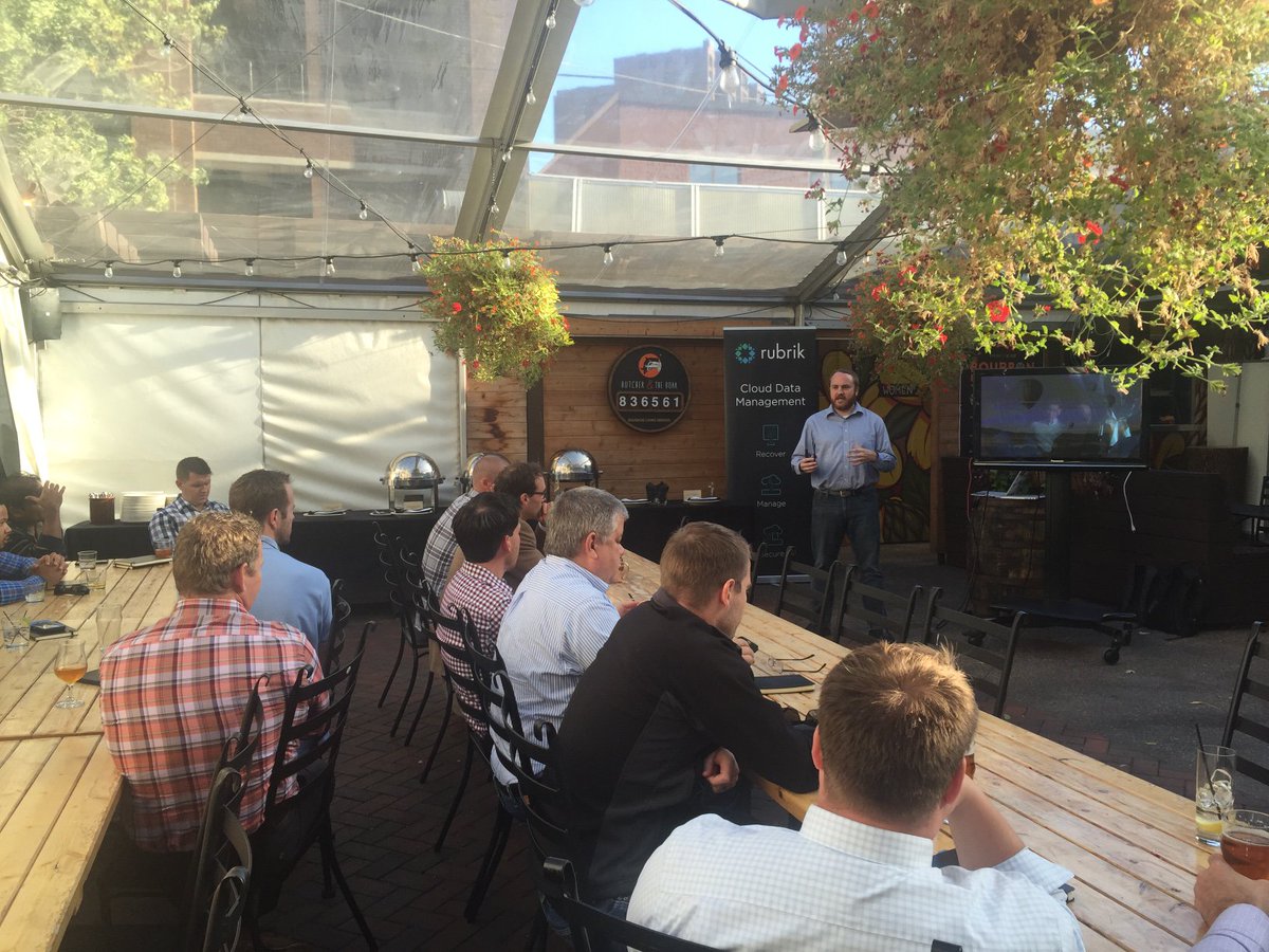 rubrikInc's tweet photo. Recap of #FastTrackToCloud in Minneapolis: @ChrisWahl leads a tech deep dive and congrats to our Apple watch winner! #GoForward https://t.co/o5IVzy1TdV
