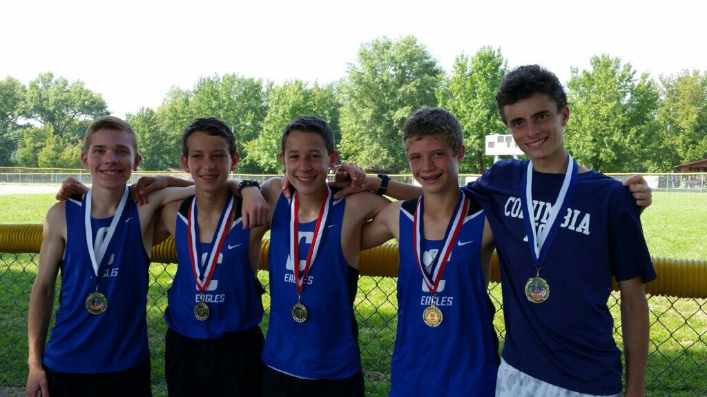 Congrats to Jake Noll, Ethan Sturm, Ryan Groszek, Caleb Barker, &amp; JJ Foster for medaling last Saturday!