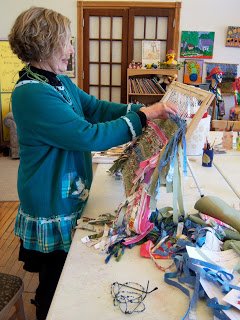 Stop #25 on #cbast is Carol Gengler's Interior Garden Art Studio.  A truly a magical place for painting &amp; fiber art!  #cedarburgart