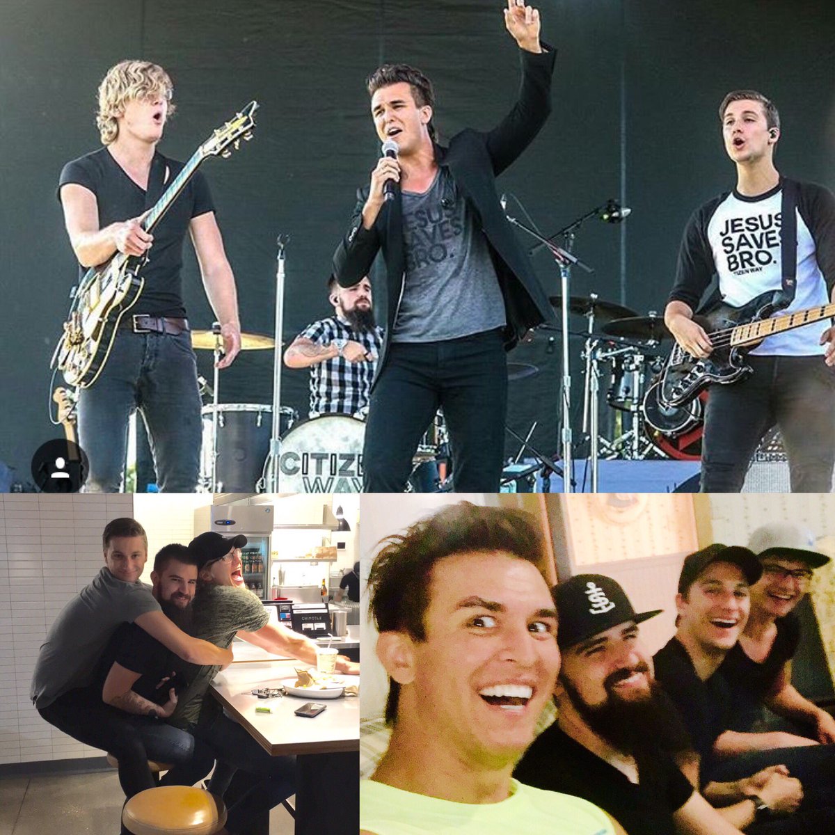 citizenway's tweet image. A summer full of laughs here in the CITIZEN WAY camp.  #bottomleft Now onto a fantabulous tour with @jeremycampofficial who is #awesome