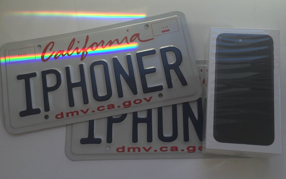 New iPhone, new plates! :)