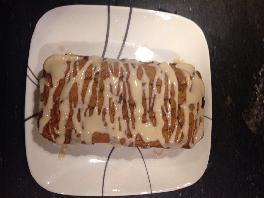 About to try Pumpkin Bread with Cream Cheese Drizzle! Thx for another great recipe <a href="/foodessdotcom/">Jennifer Pallian, BSc, RD</a> - keep 'me coming!