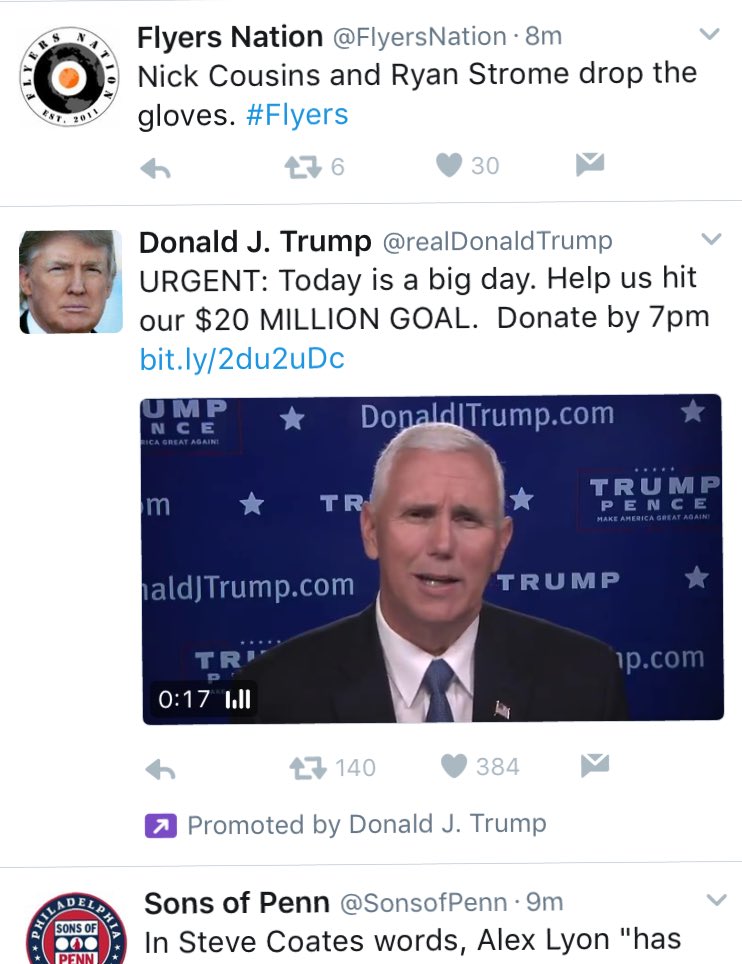 k17haag's tweet image. Is this serious my current Twitter add right now? #donaldneedsmoney #forwhoforwhat