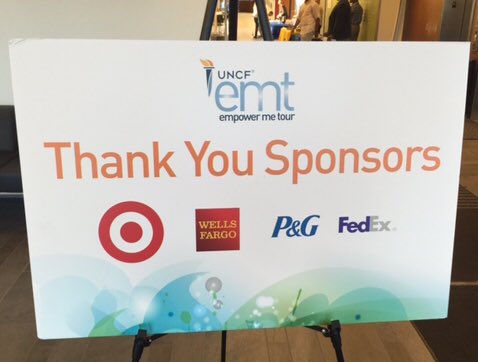 Thank you to our #EmpowerMeTour sponsors <a href="/Target/">Target</a> <a href="/WellsFargo/">Wells Fargo</a> <a href="/ProcterGamble/">Procter & Gamble</a> &amp; <a href="/FedEx/">FedEx</a>! Make sure to follow along tomorrow.