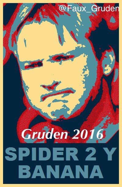 TheFBReels's tweet photo. From running football plays to running the country. I'm your guy. #Gruden2016 https://t.co/c1kQ8Wwhly