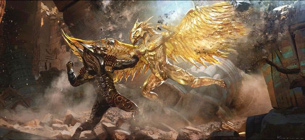 テラロック キング オブ エジプト を観た 頭を使わずに見れる快作であった でもスフィンクスのとこでちょっと使ったかも あと件の 俺は超合神だ は映画史の端に残してもいいセリフだと思う