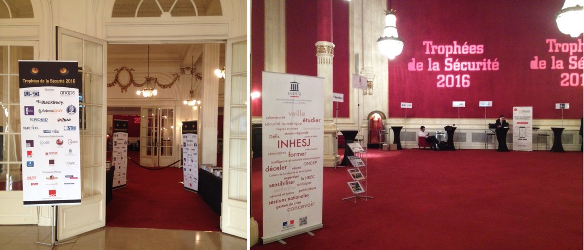 inhesj's tweet photo. Retour sur remise #TropheesSecu2016 hier soir @inhesj @tropheessecu au Théâtre de Paris > https://t.co/kNCyZ4urW3 https://t.co/WZaXxZ71Pc