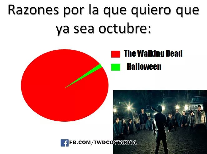 TheWalk233's tweet photo. Jajaja 😂😂
Obvio Octubre🙌🙌🔫
#TheWalkingDead 
#TWDFamily https://t.co/QBL9TcP69o