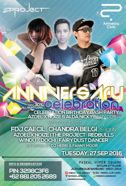 Tonight ANNIVERSARY CELEBRATION part 2 At Amnesia Club Bdg@CausaMcLaren  <a href="/BdgParty_Club/">Bdg Party Club</a> <a href="/BandungEvent_/">Bandung Event</a>