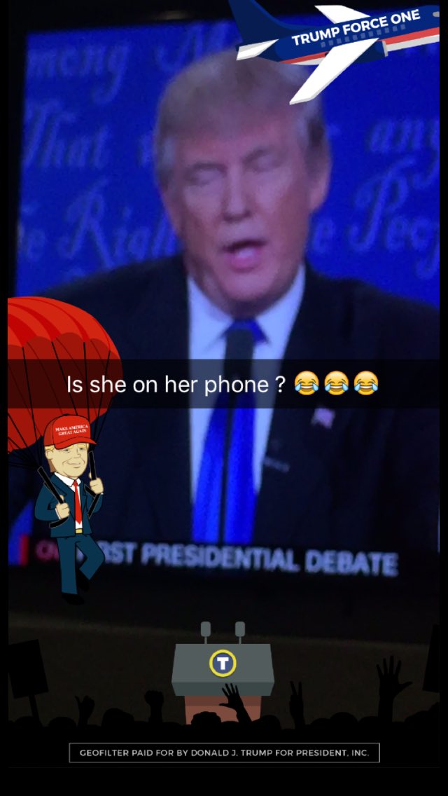 Hastaleka's tweet photo. @gagnonhistory @Dennisfior #amstudies16 Is Hillary Clinton checking her emails during the debate? https://t.co/U33jiJvVC8
