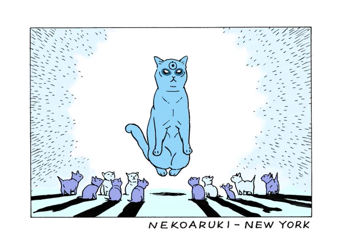 BSプレミアム『岩合光昭の世界ネコ歩き』9月28日(水)夜9時放送予定の新作は「ニューヨーク」だそうです。ゆだんしないように見張らなければ。 