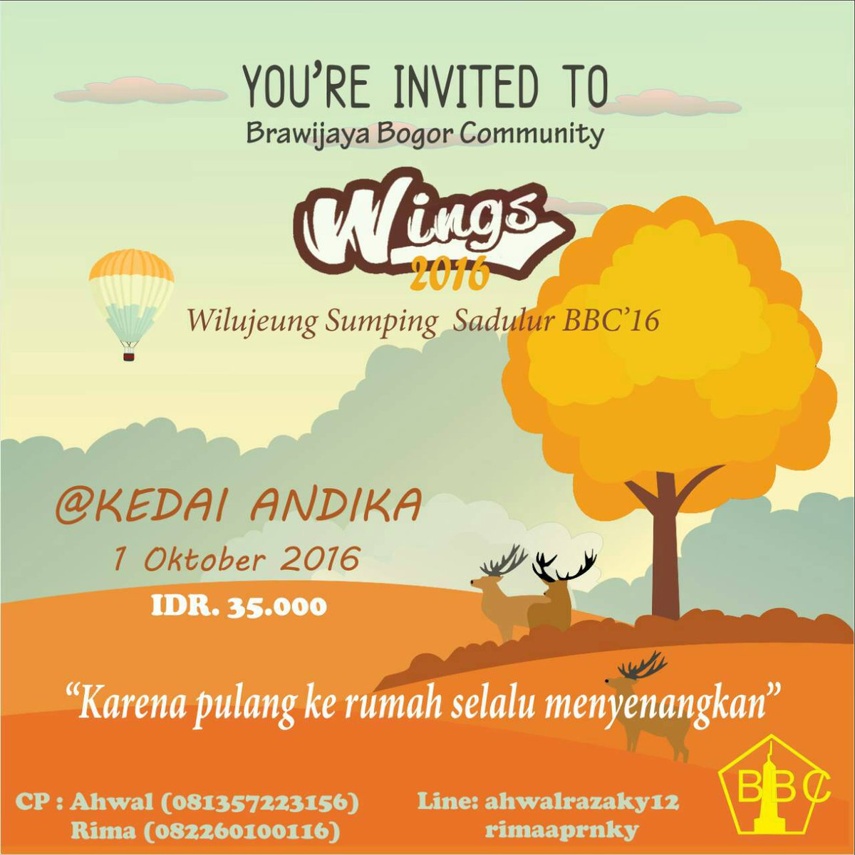 Yooo guys mari bergabung malam minggu nanti!